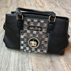 Betty Boop Hang Bag Vintage Black Gem Y2K Cute Glam 2000s